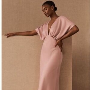 BHLDN Pink Maxi Dress